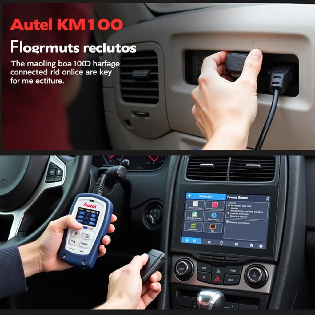 Autel KM100 key programming