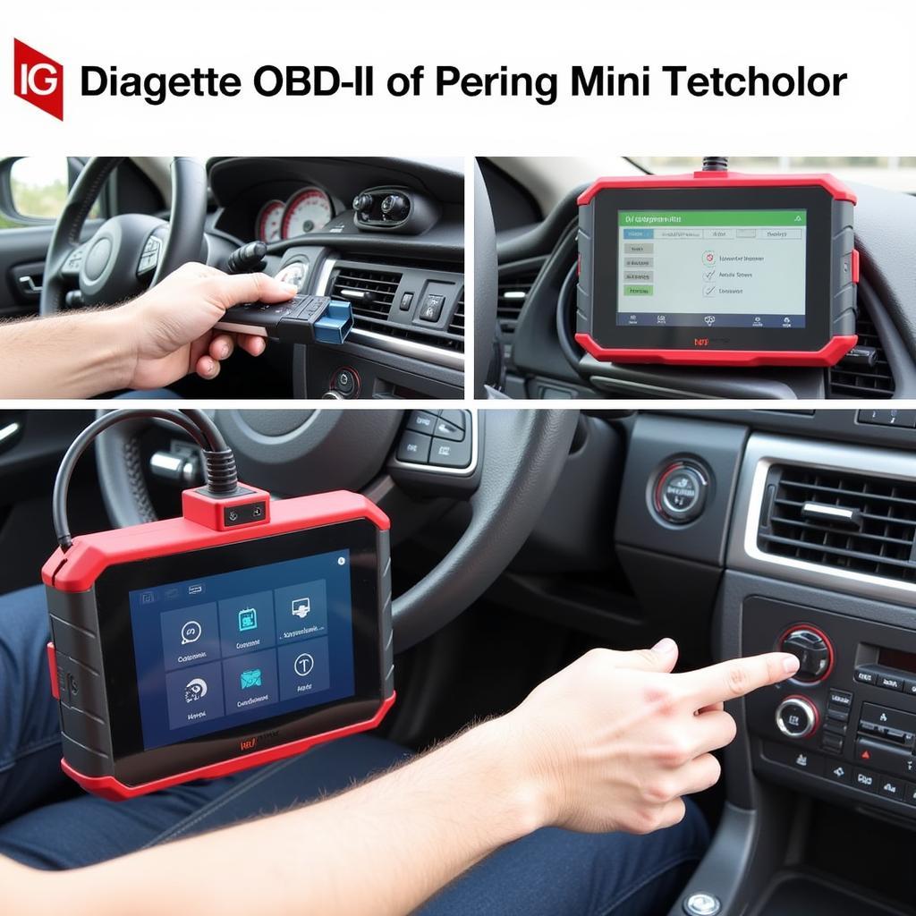 Autel Launch Mini Diagnostic Tool in Use