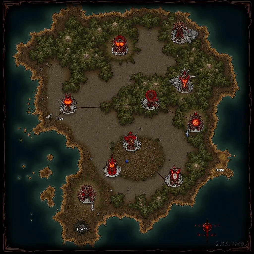 Autel Lilith map Diablo 4