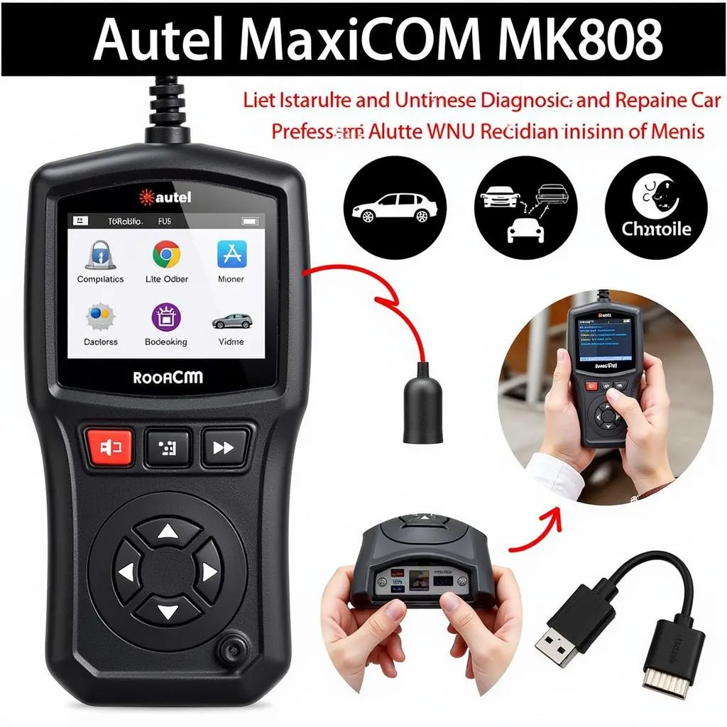 Autel MaxiCOM MK808 Diagnostic Scanner