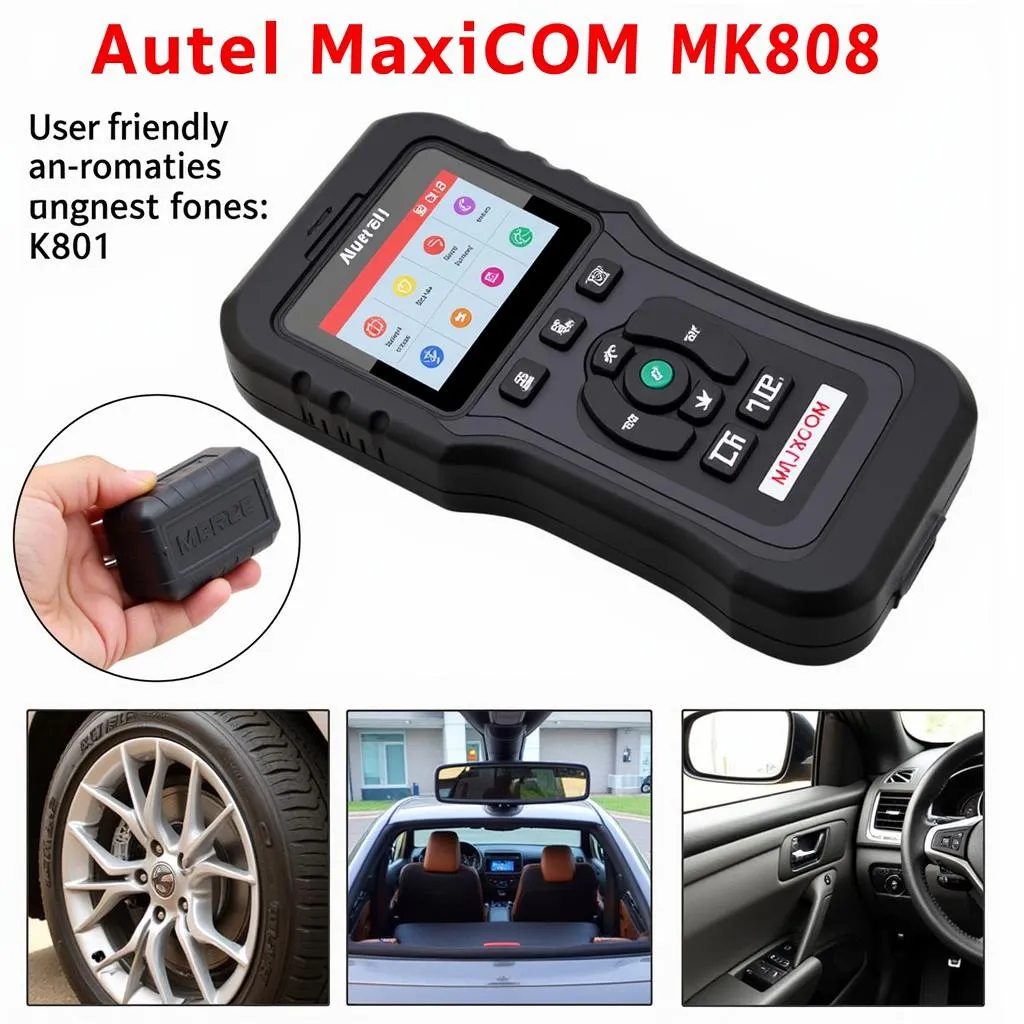 Autel MaxiCOM MK808 Diagnostic Tool