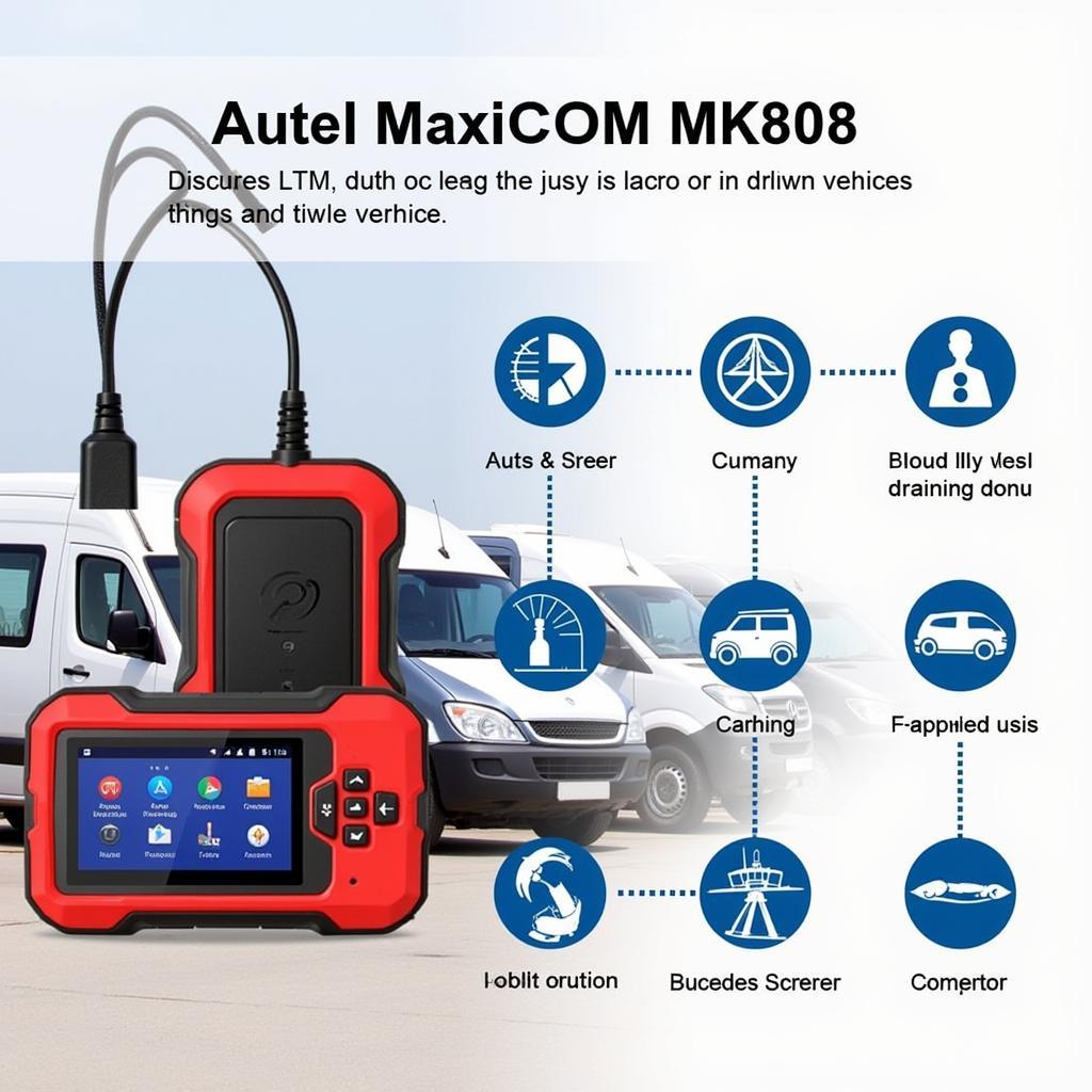 Autel MaxiCOM MK808: Versatile and Affordable Mercedes Sprinter Scan Tool