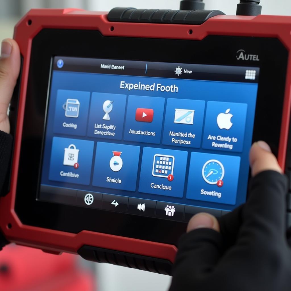 Autel MaxiCheck Pro User Interface