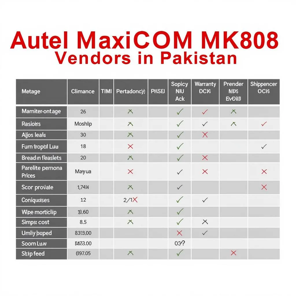 Autel MaxiCOM MK808 Price Comparison Pakistan