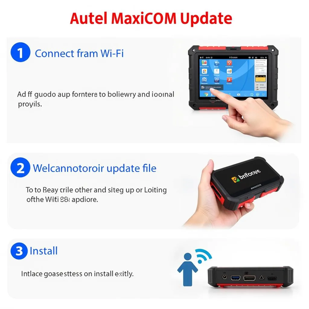 Autel MaxiCOM MK808 Software Update Procedure