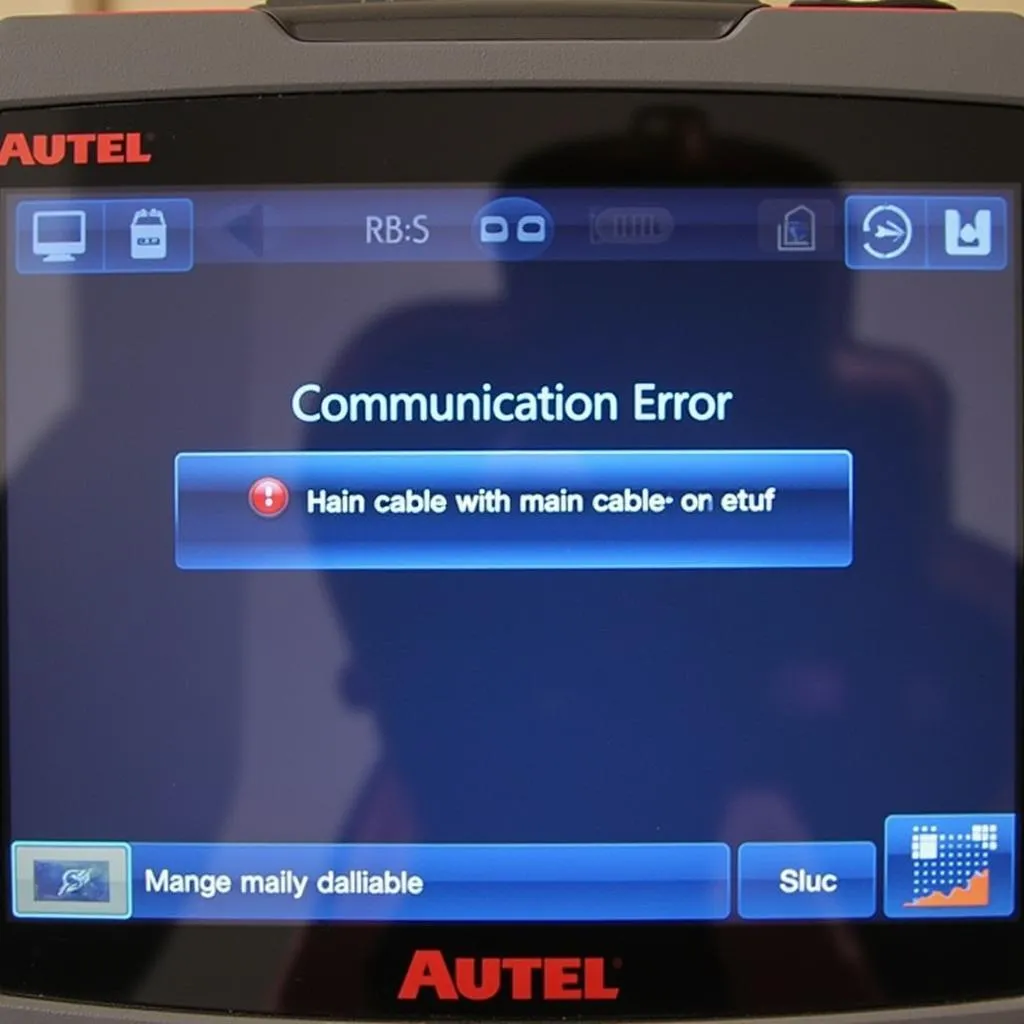 Autel MaxiDAS DS708 connection error