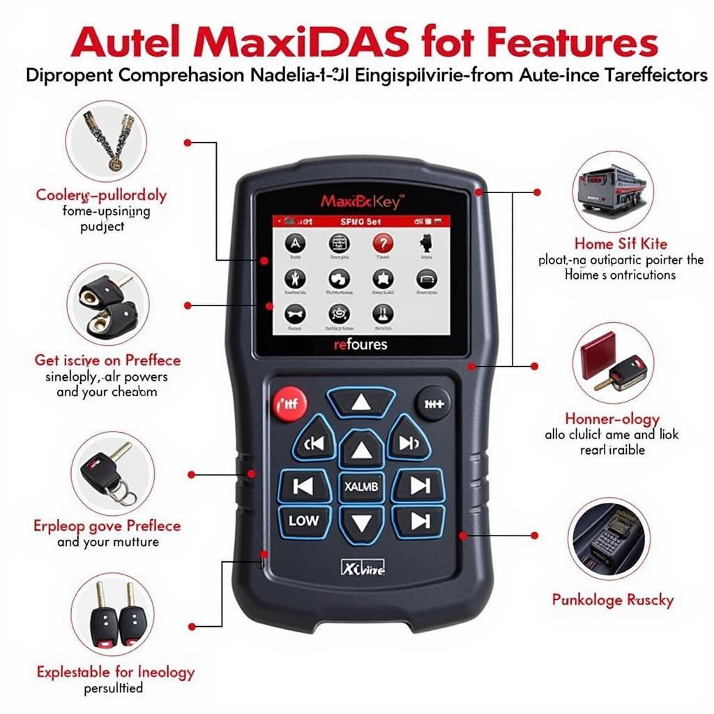 Autel MaxiDAS key fob programming device