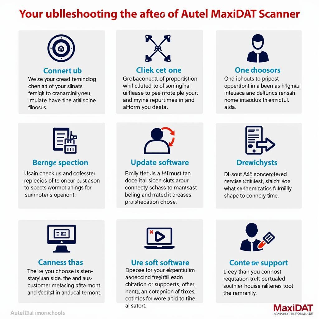 Autel MaxiDATA Troubleshooting Tips