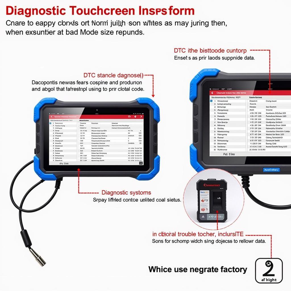 Autel MaxiIM 608 Pro displaying diagnostic information on its touchscreen