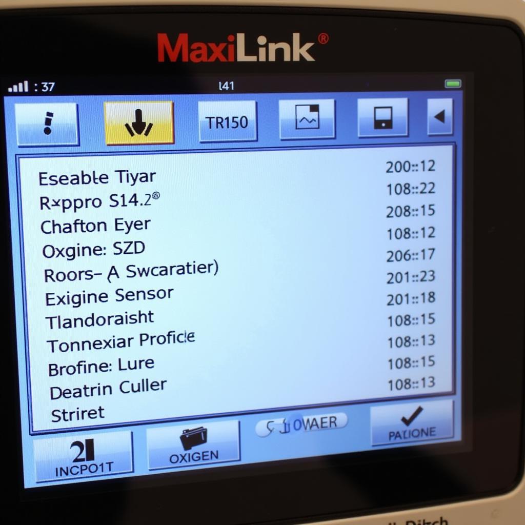 Autel MaxiLink ML529 Displaying Live Data