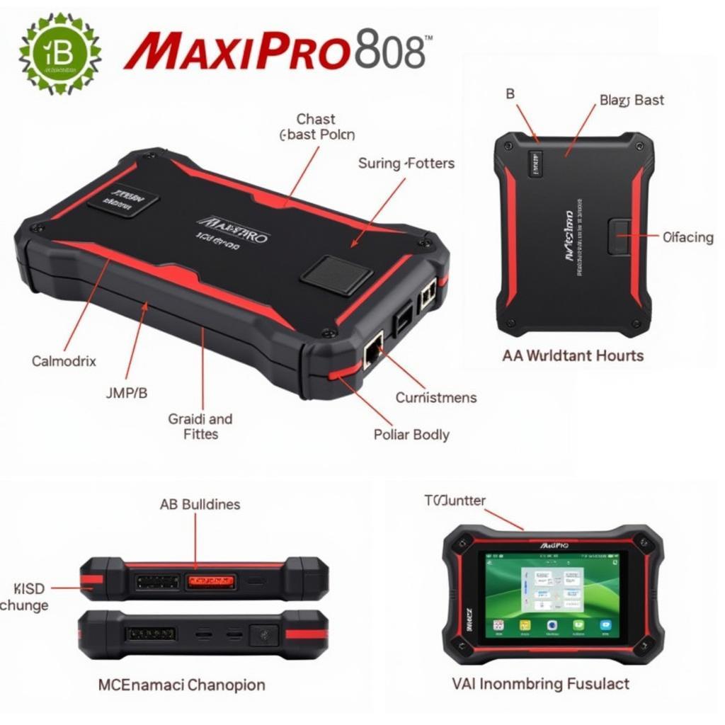 Autel MaxiPro 808 Scan Tool Close-up