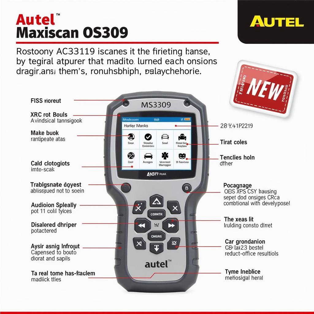 Autel MaxiScan MS309 OBD2 Scanner