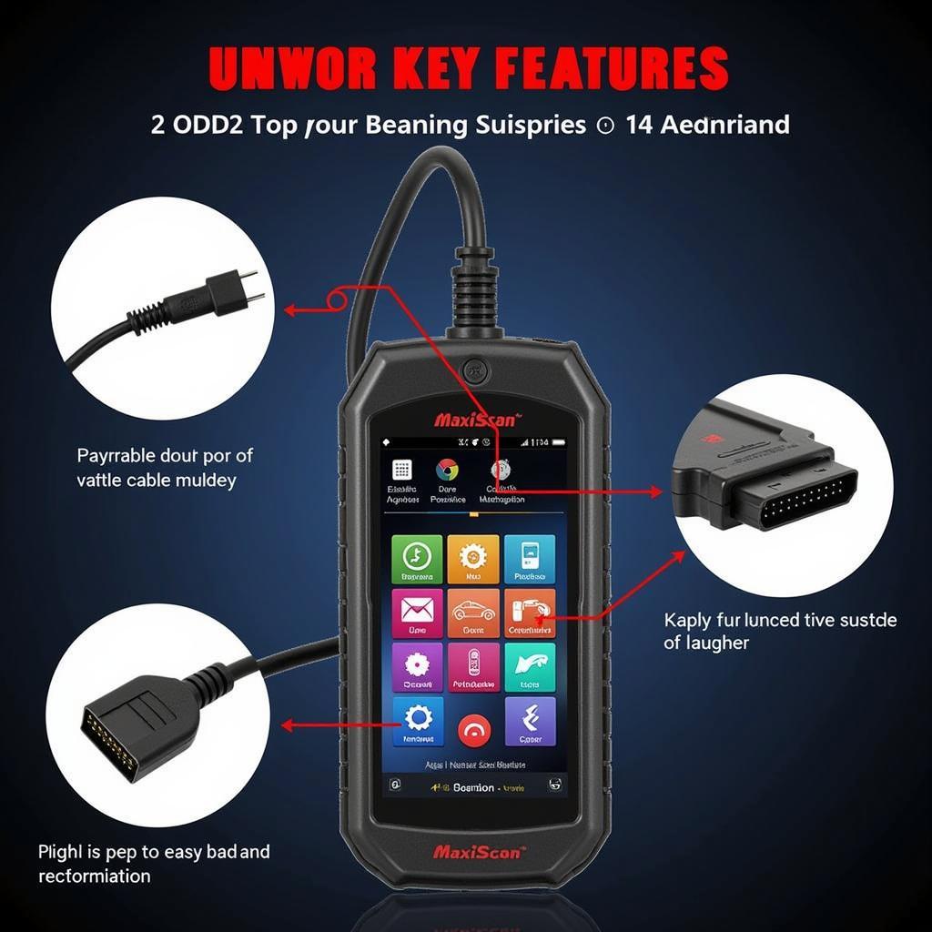 Autel MaxiScan MS509 OBD2 Scanner Features