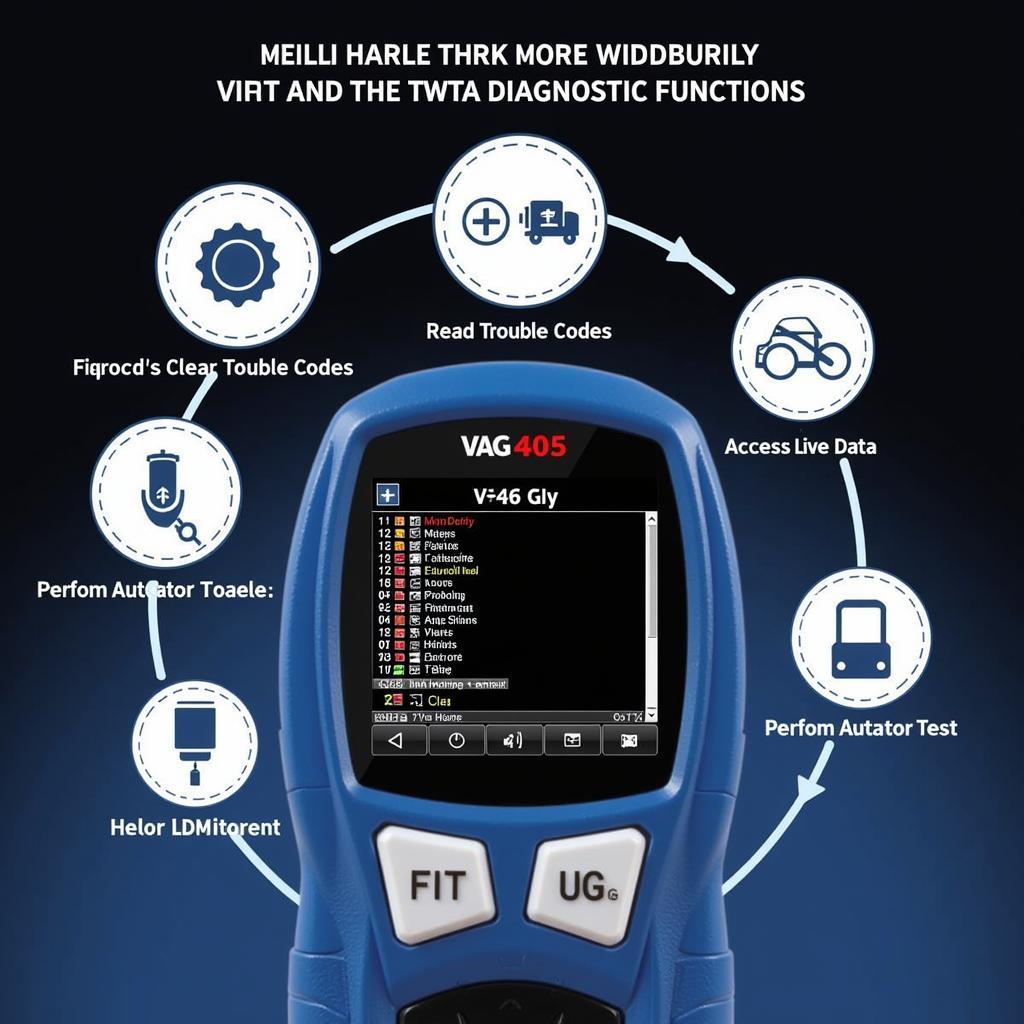 Autel MaxiScan VAG405 Code Reader Diagnostic Tool for VW and Audi