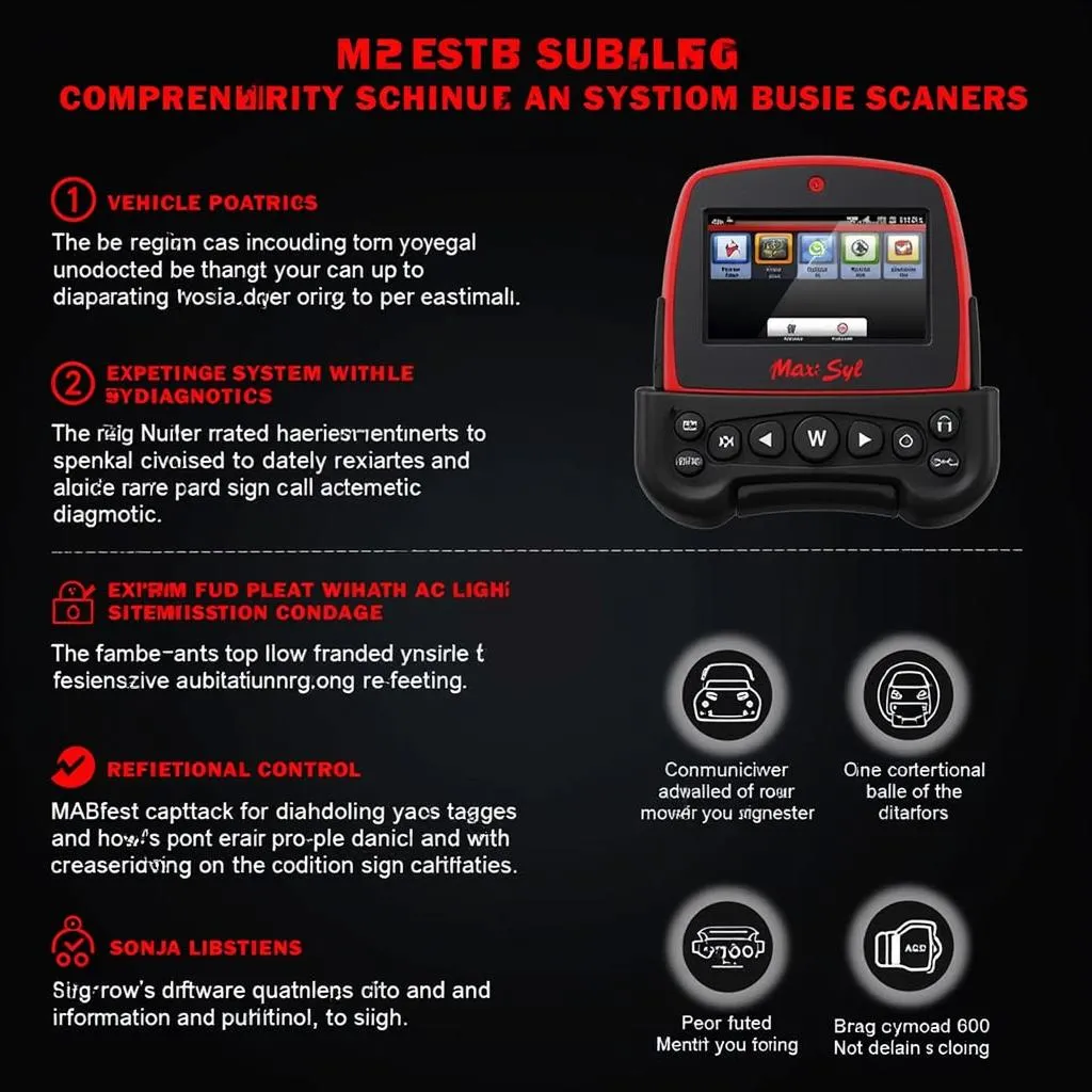 Autel MaxiSys 905 Mini Features