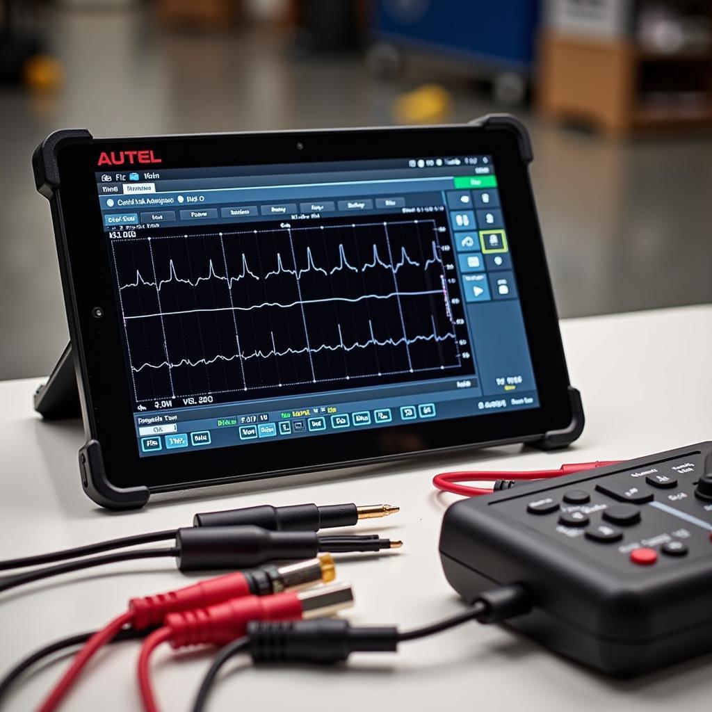 Autel MaxiSys Elite with Lab Scope Connected