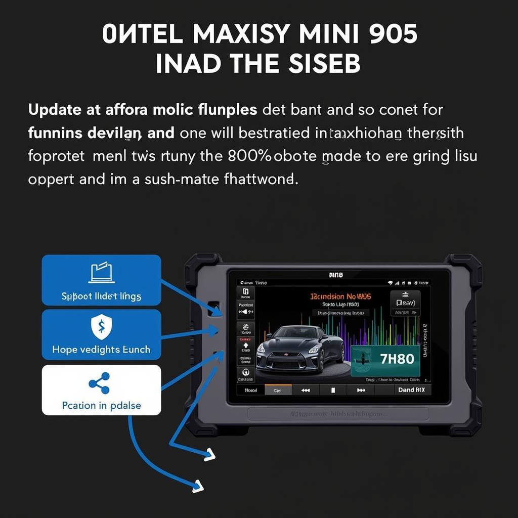 Autel MaxiSys Mini 905 Updated Software Interface