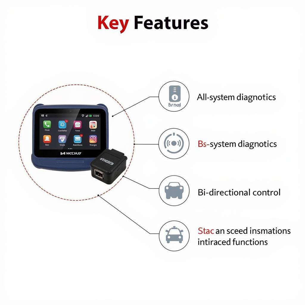 Autel Maxisys Mini Key Features Display