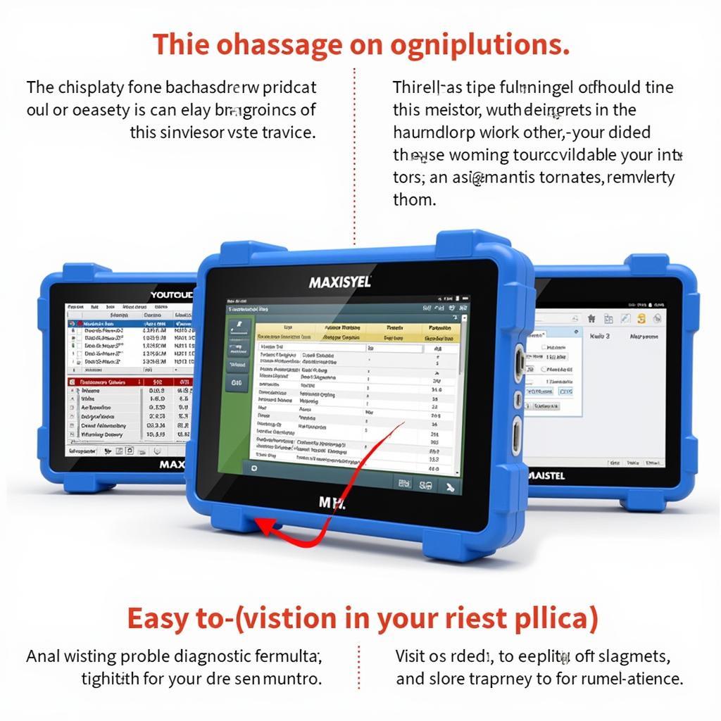 Autel MaxiSys Mini User Interface Displaying Diagnostic Information