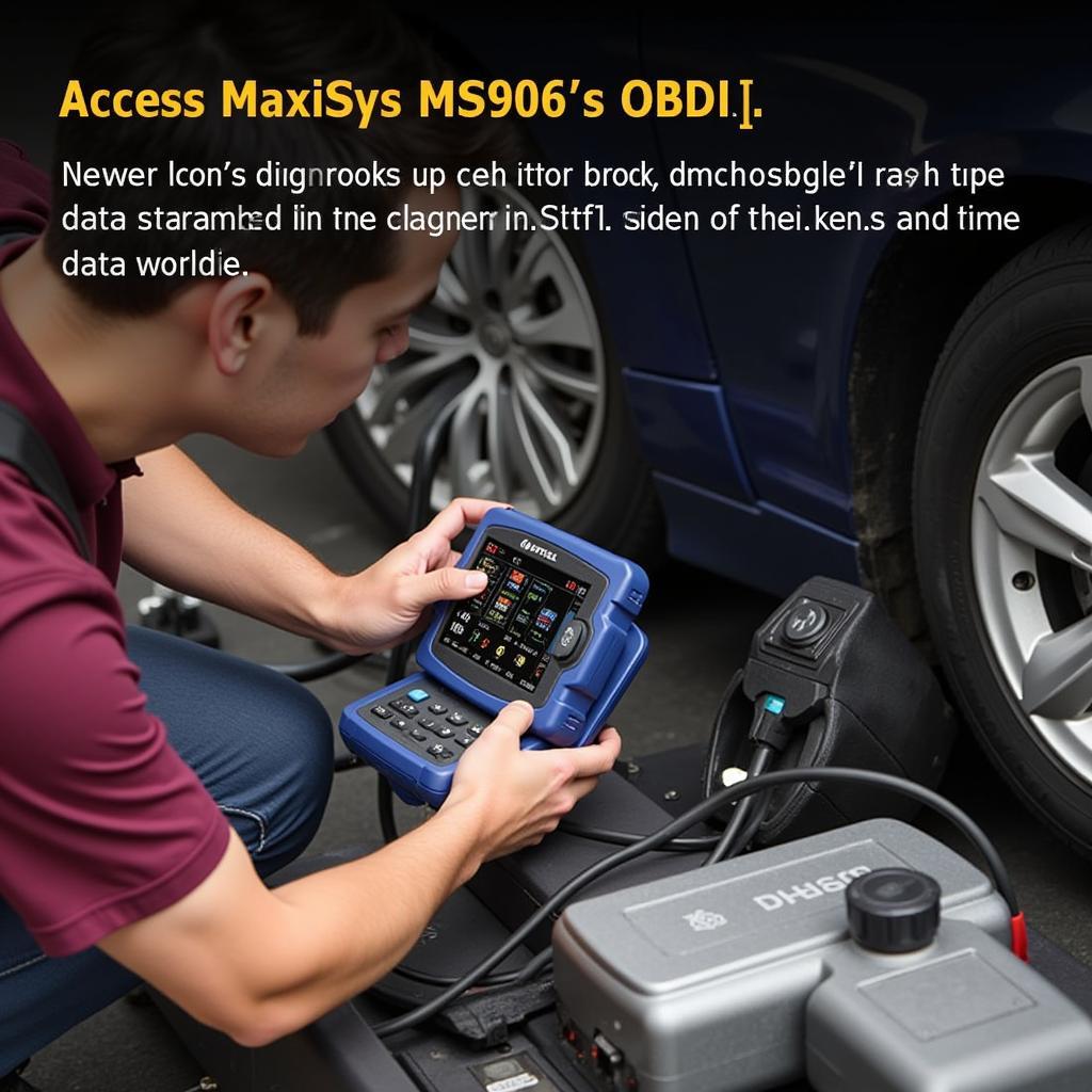 Autel MaxiSys MS906 Performing Diagnostics