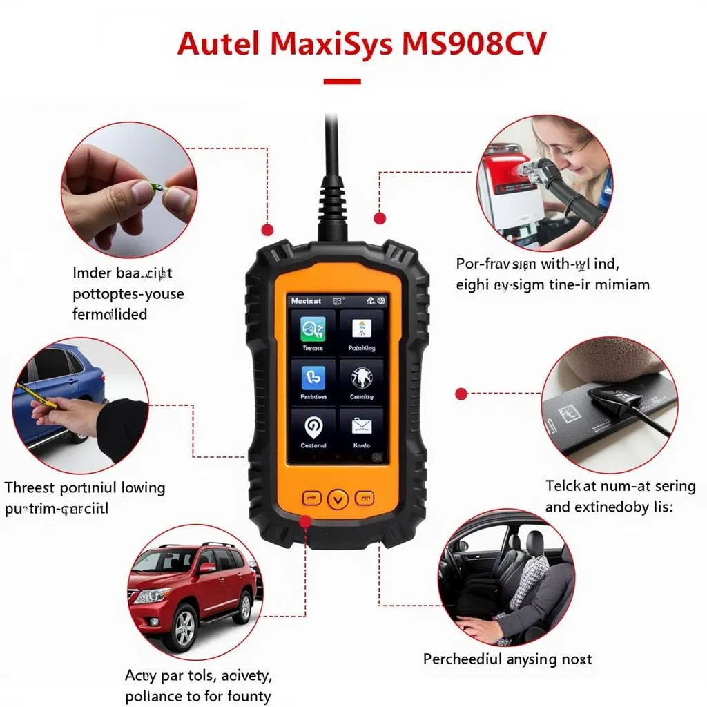 Autel MaxiSys MS908CV features