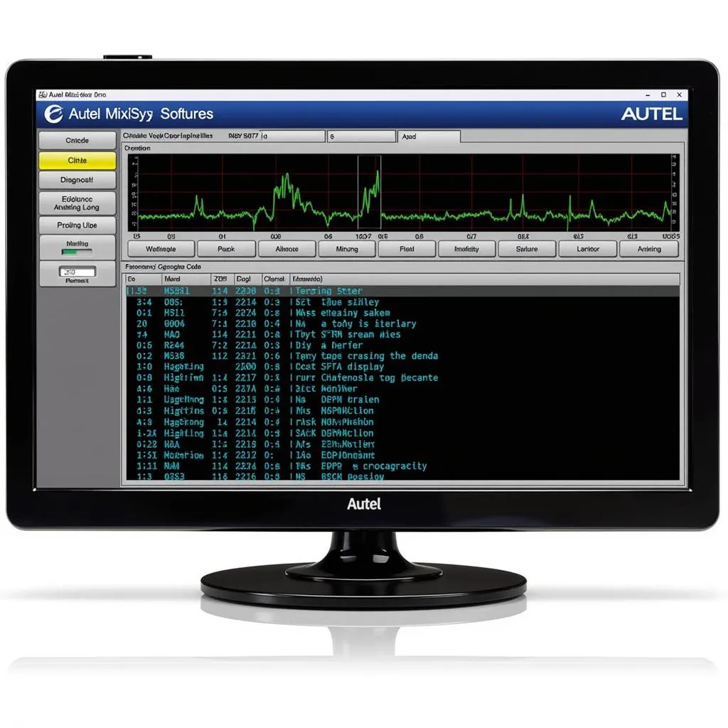 Autel MaxiSys Pro diagnostic screen