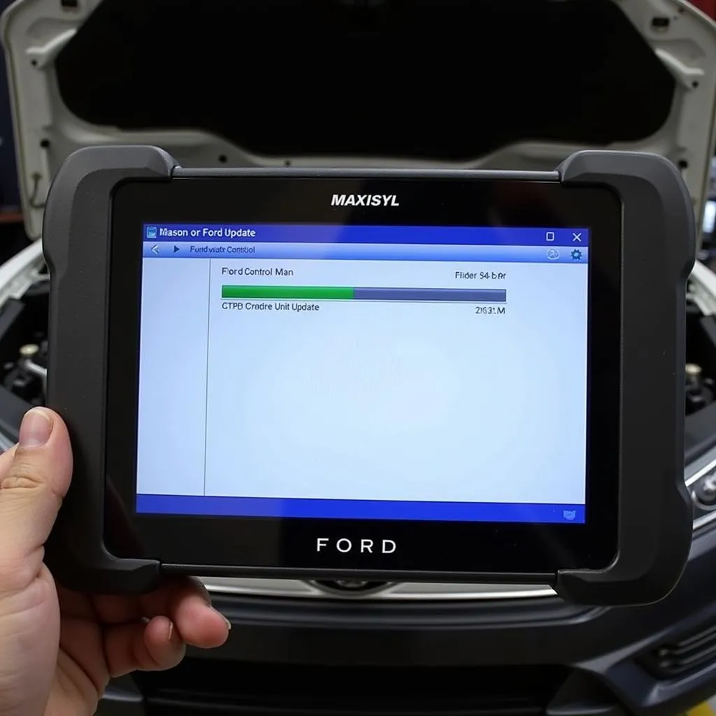 Autel MaxiSys Downloading Software Update for Ford ECM