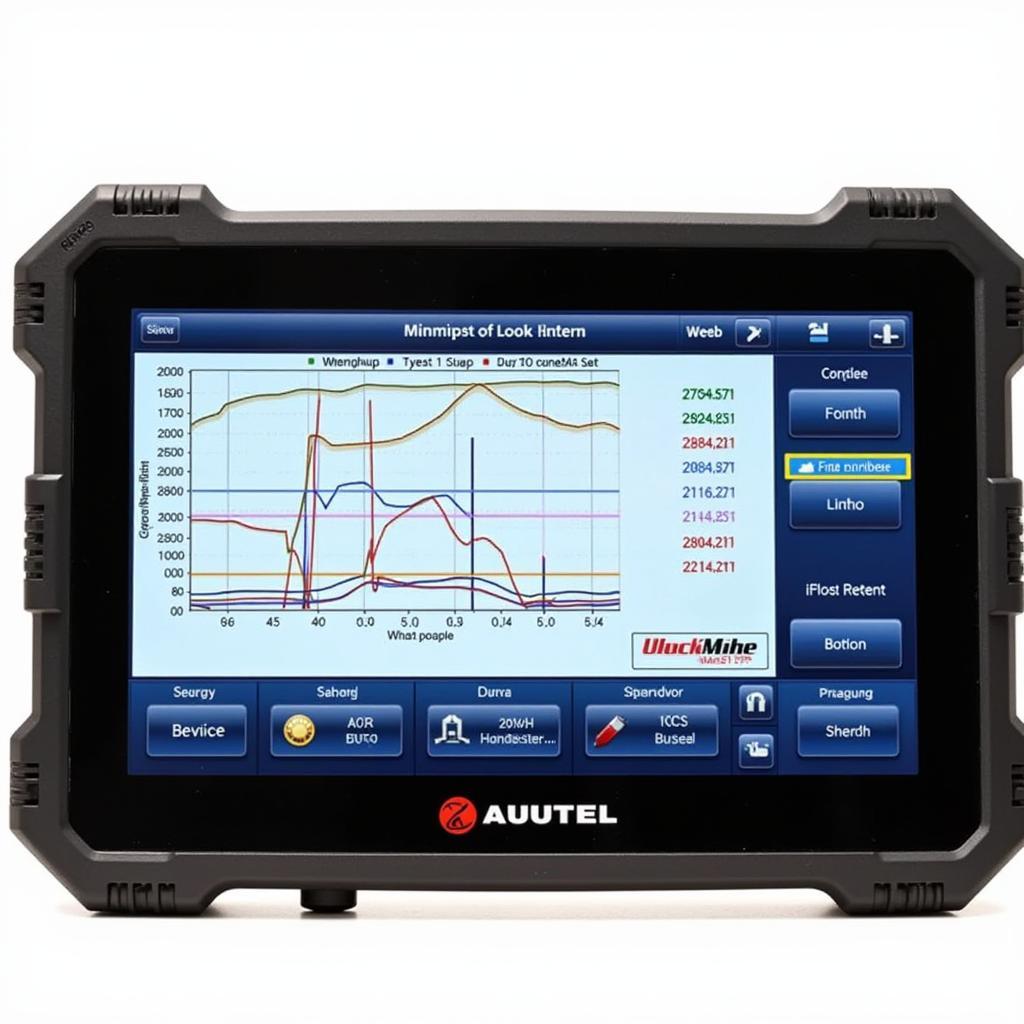 Autel MaxiSys Ultra EV Interface Displaying Duramax Data