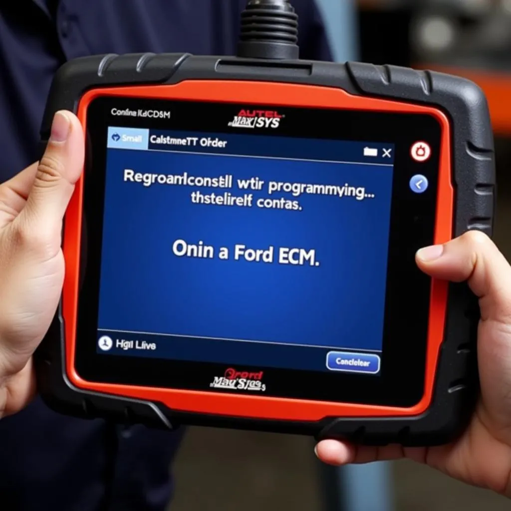 Autel MaxiSys Verifying Ford ECM Software