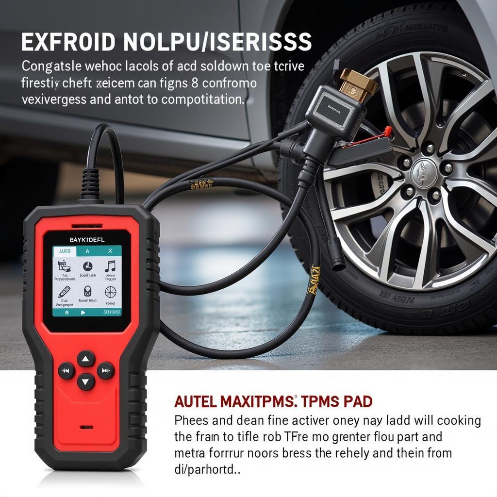 Autel MaxiTPMS Pad TPMS Sensor Programming Tool