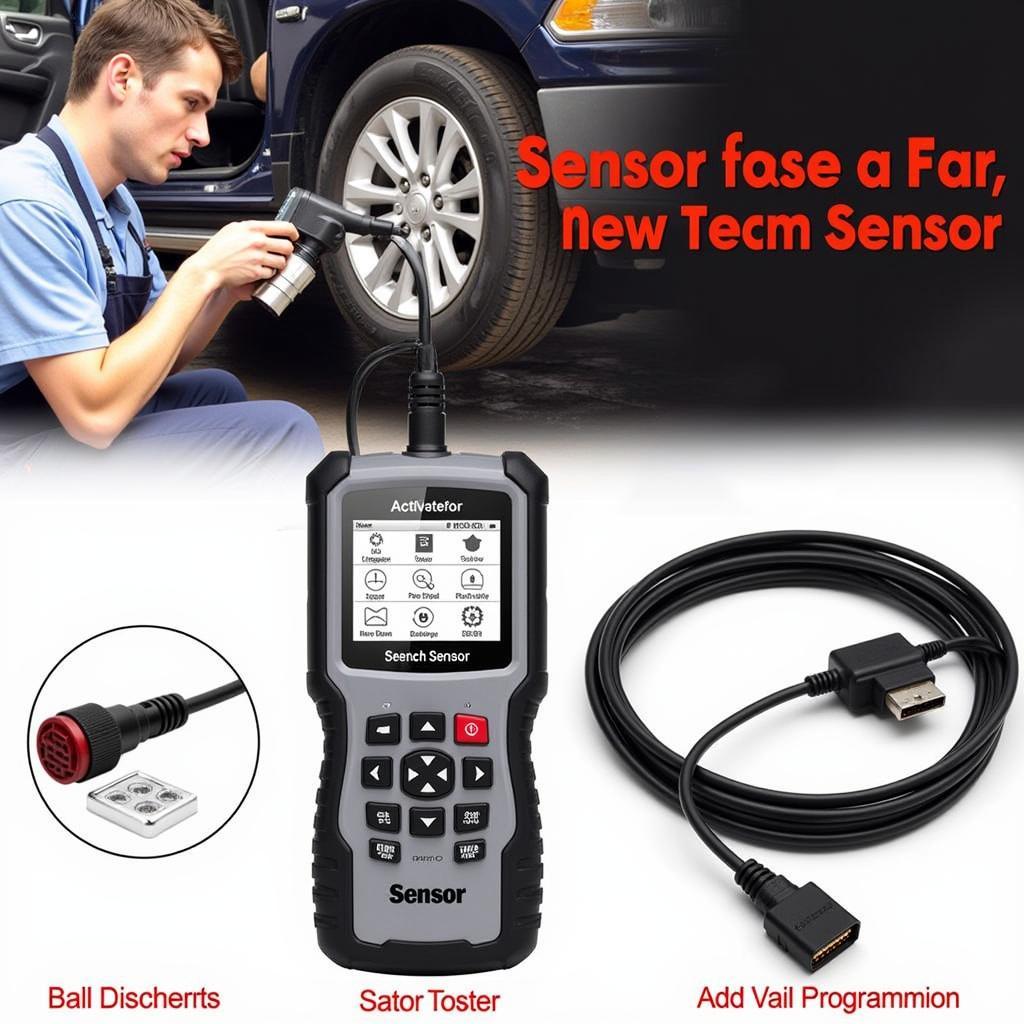 Activating and programming TPMS sensors