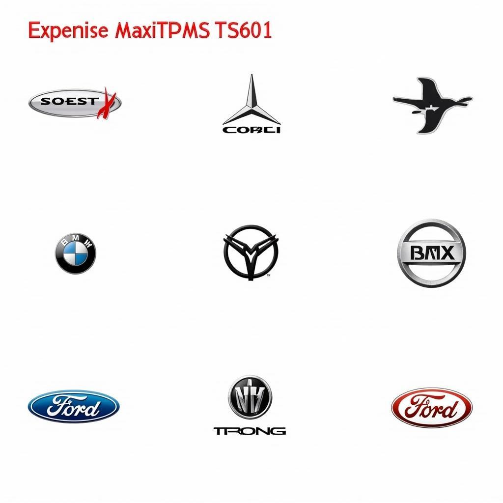 Autel MaxiTPMS TS601 Vehicle Coverage