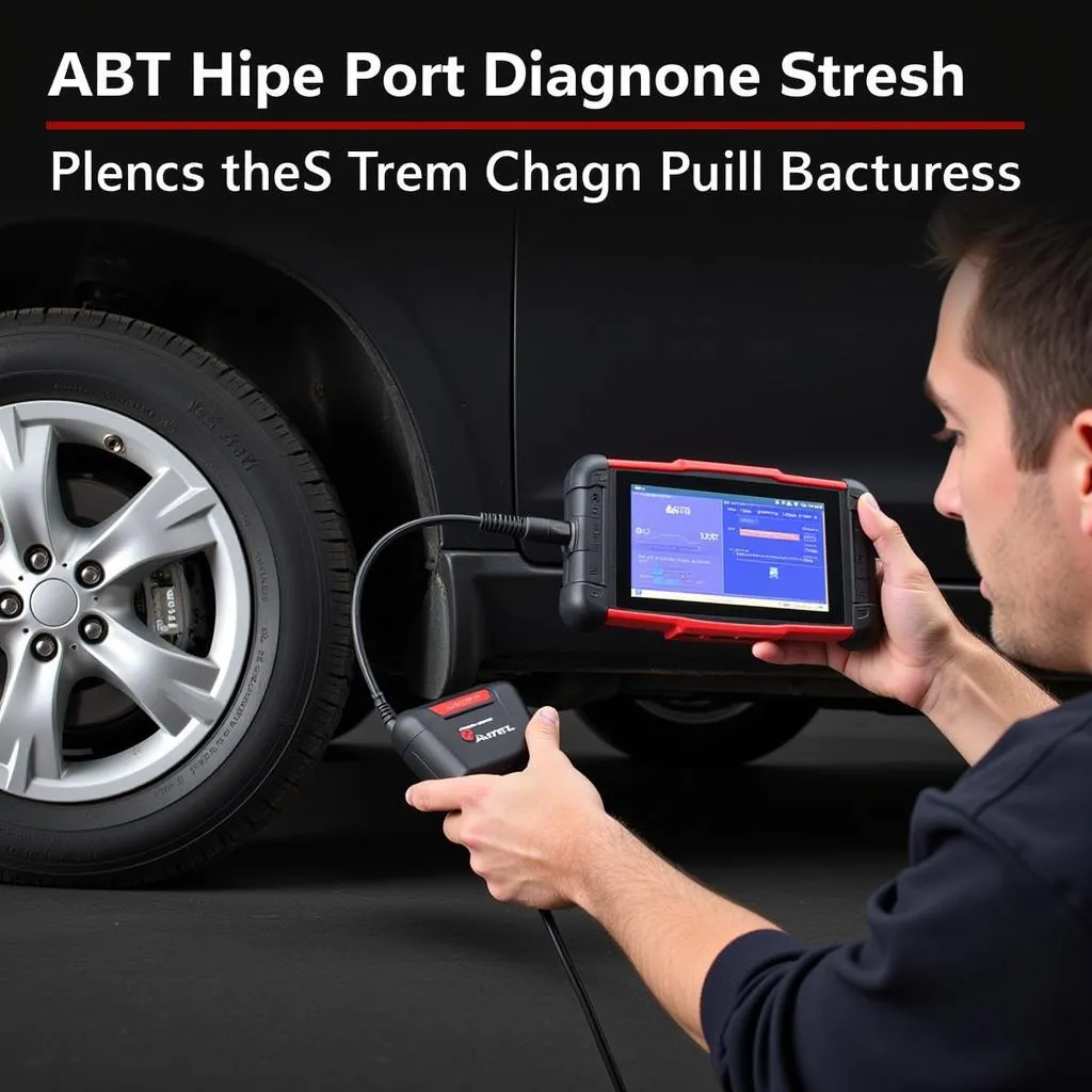 Autel MD802 Elite Diagnostic Scanner In Use