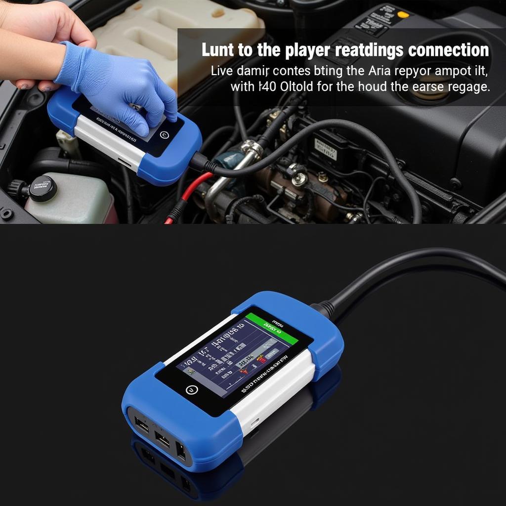 Autel MD802 Performing Diagnostics on a Vehicle