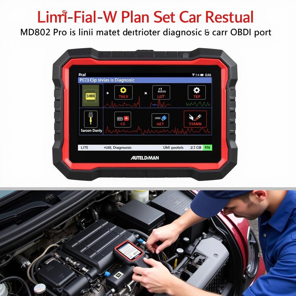 Autel MD802 Pro Diagnosing Car Issues