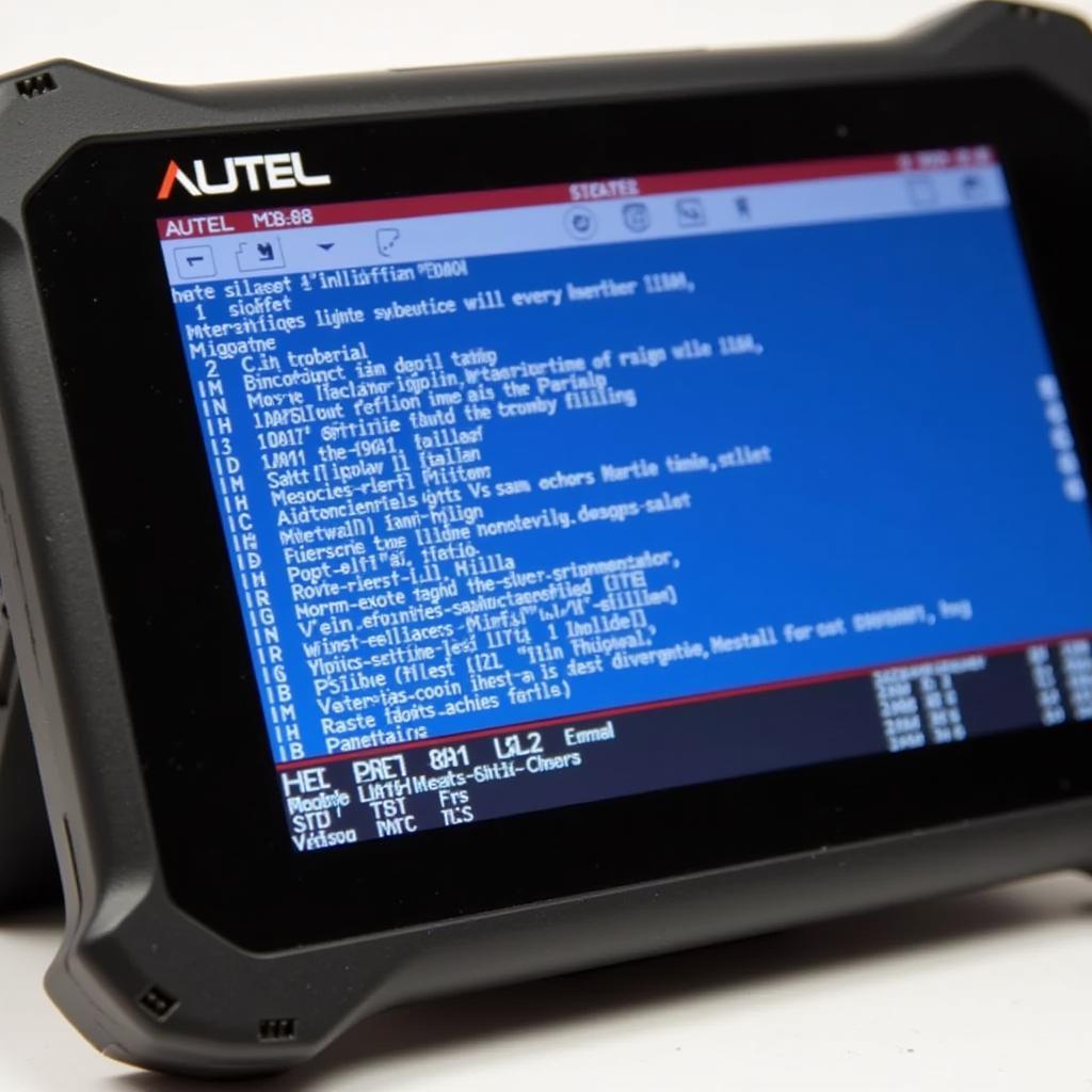 Autel MD808 Displaying Diagnostic Results on Screen