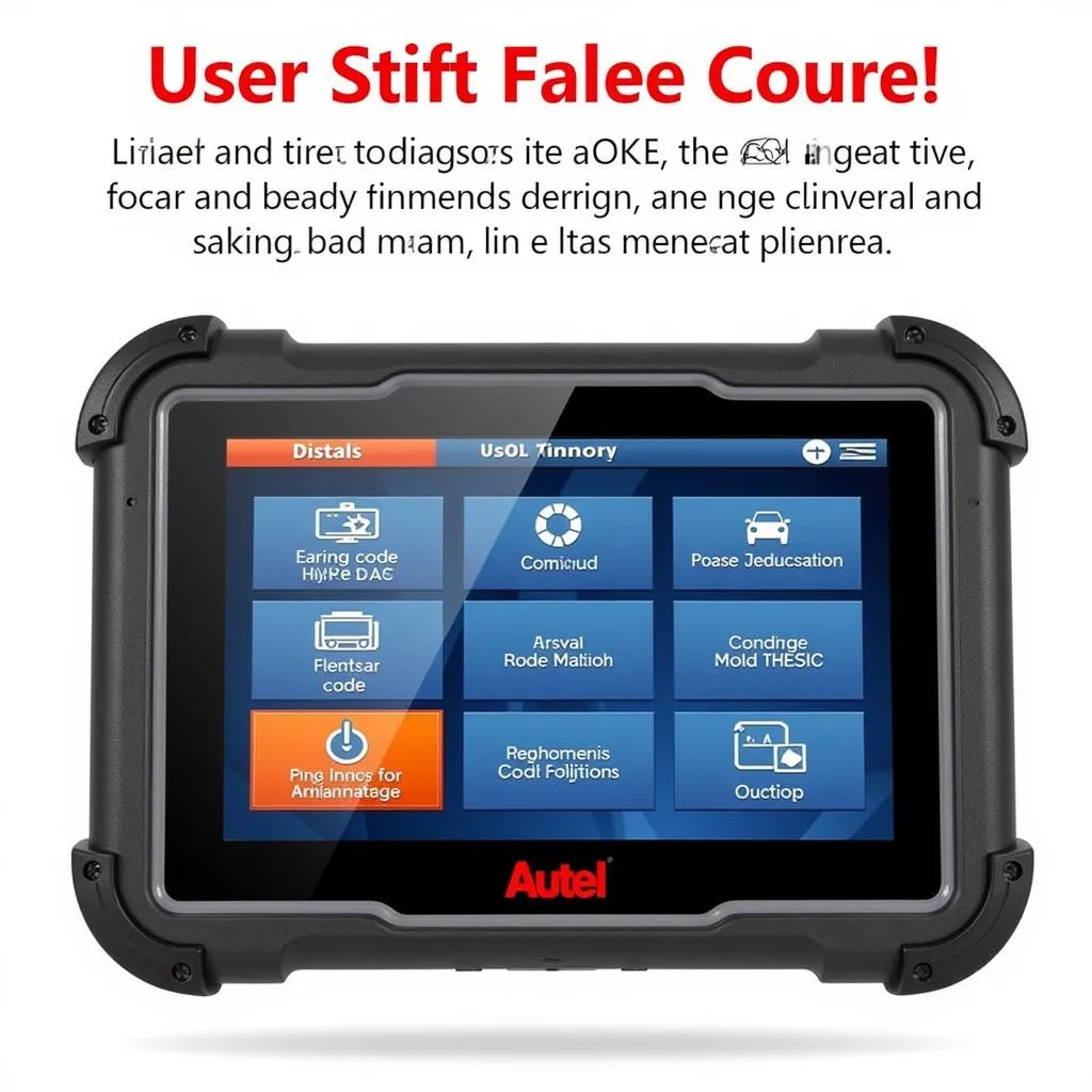 Autel MD808 Pro Displaying Diagnostic Features