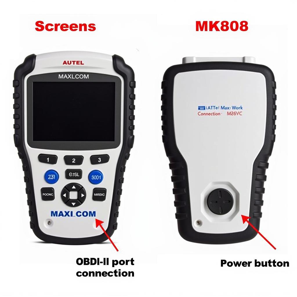 Autel MK802 and MK808 Diagnostic Scanners Comparison