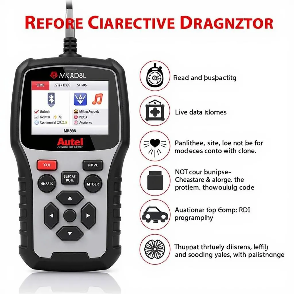 Autel MK808 Scanner