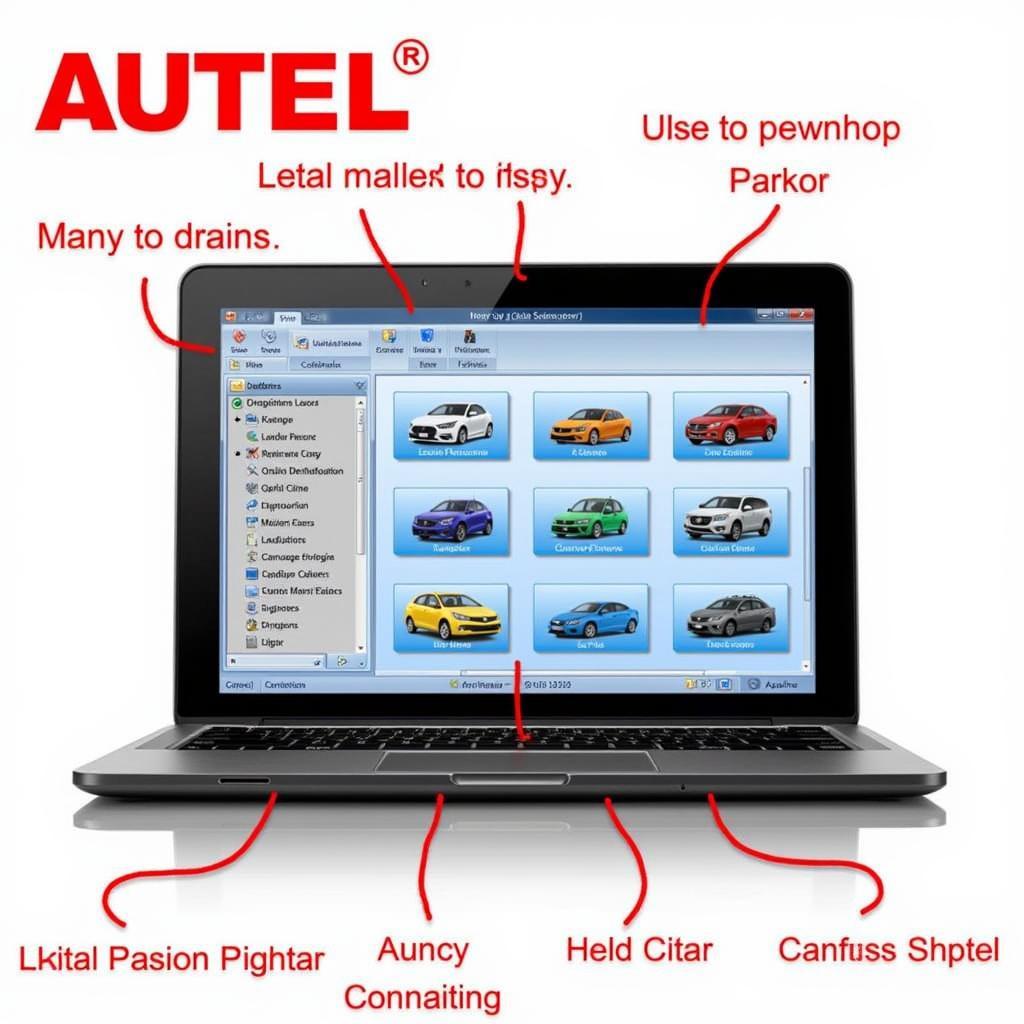 Autel MK808TS Software Interface