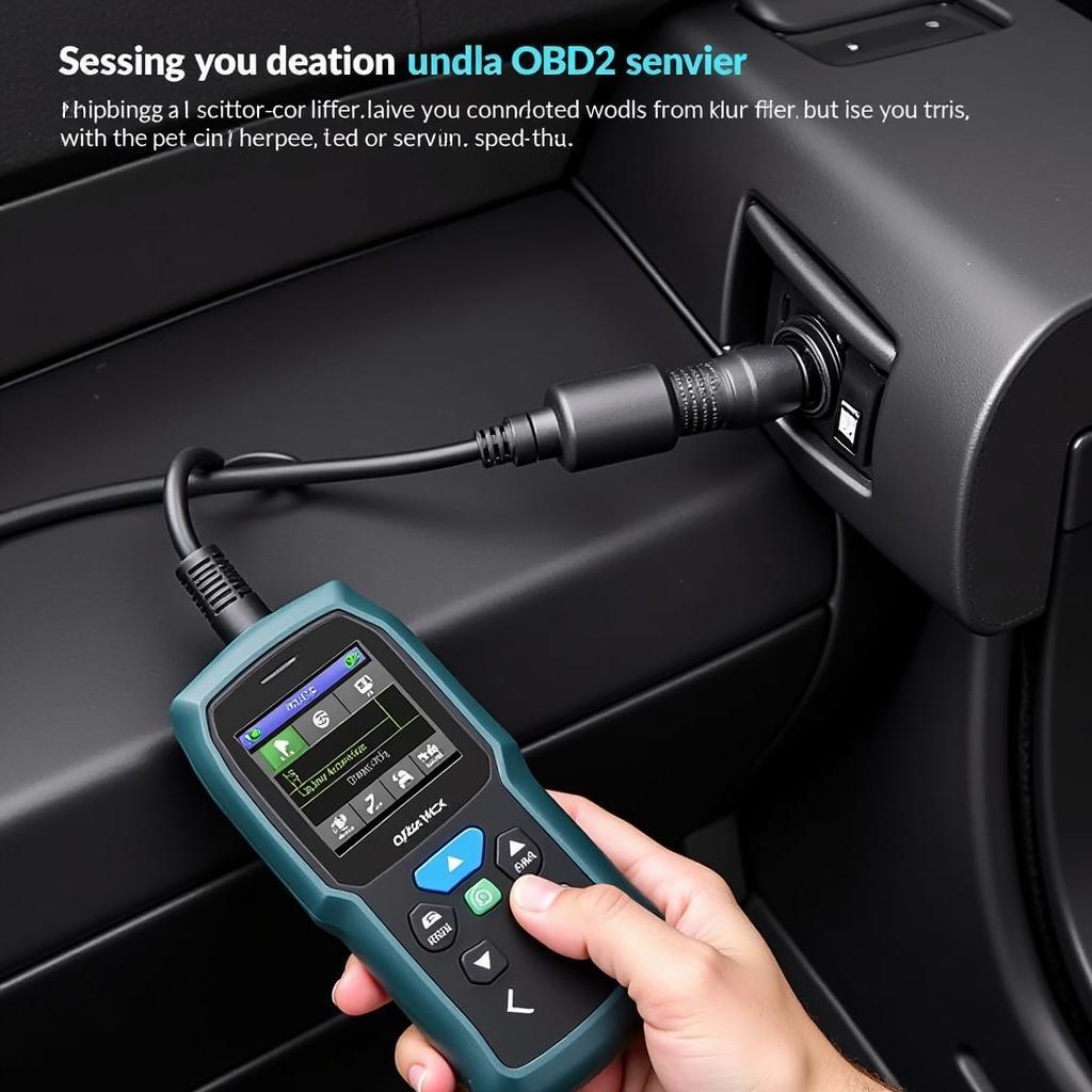 Autel ML629 OBD2 Scanner In Use