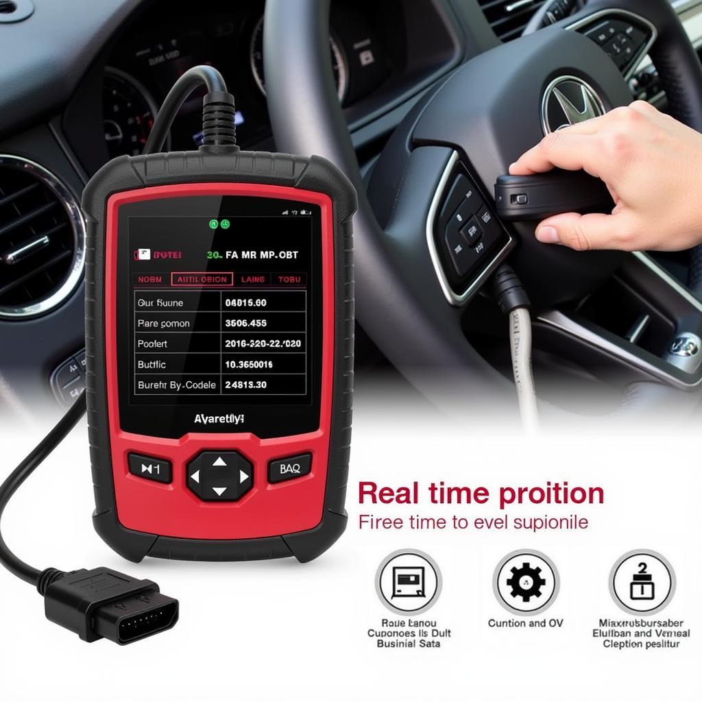 Autel MP808BT Performing Diagnostics