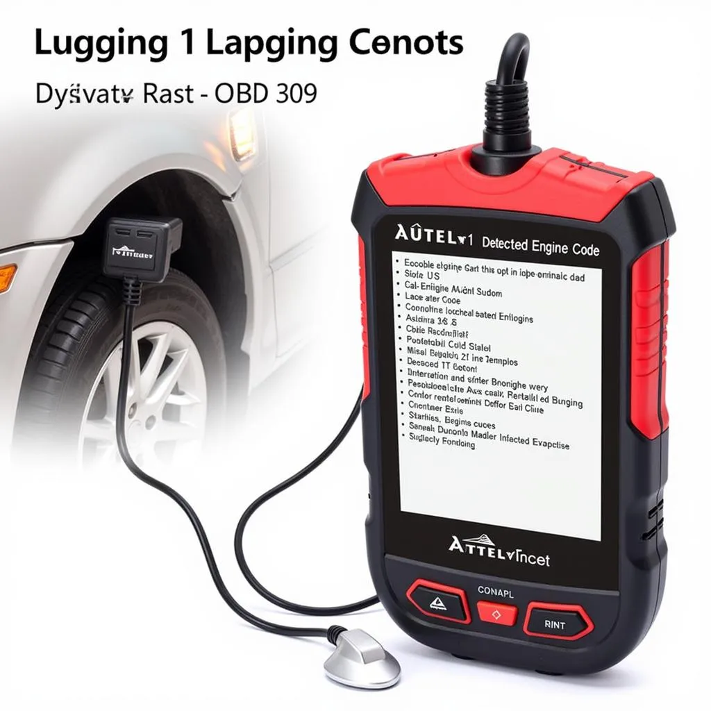 Autel MS309 Reading Engine Codes