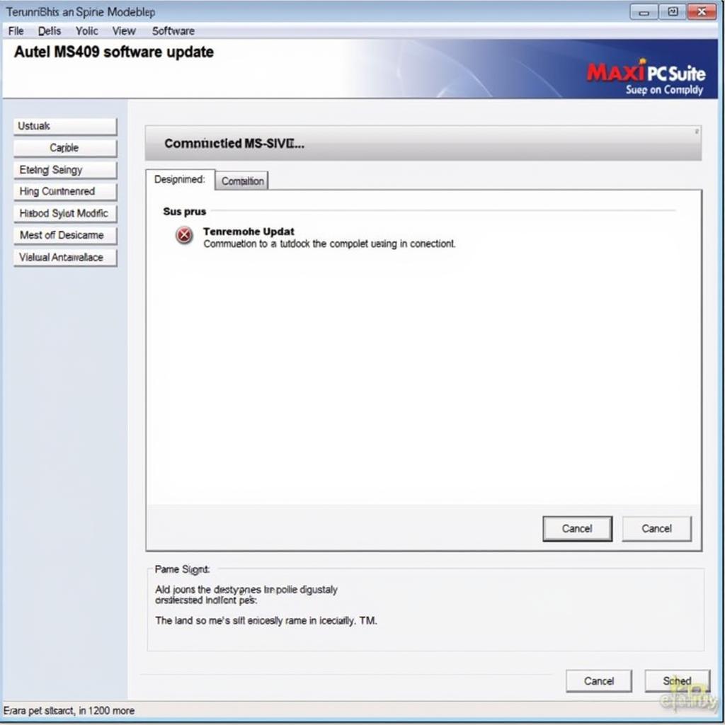 Autel MS409 Software Update Complete