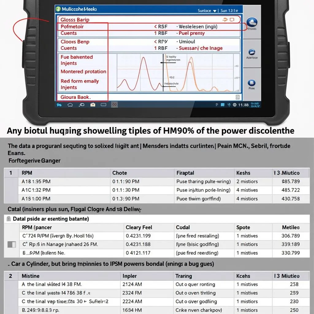 Autel MS906 Live Data for Mercedes Power Balance