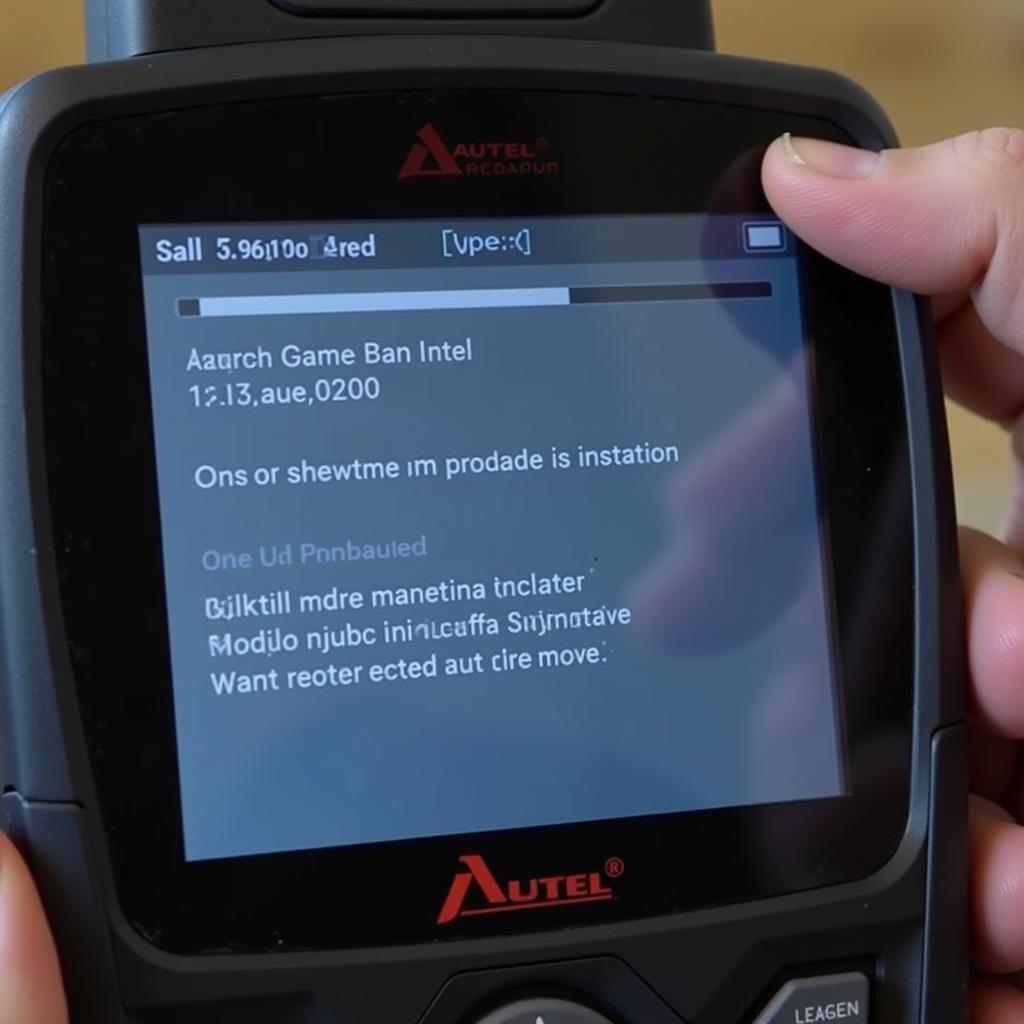 Autel MS906 Pro TS Update Screen