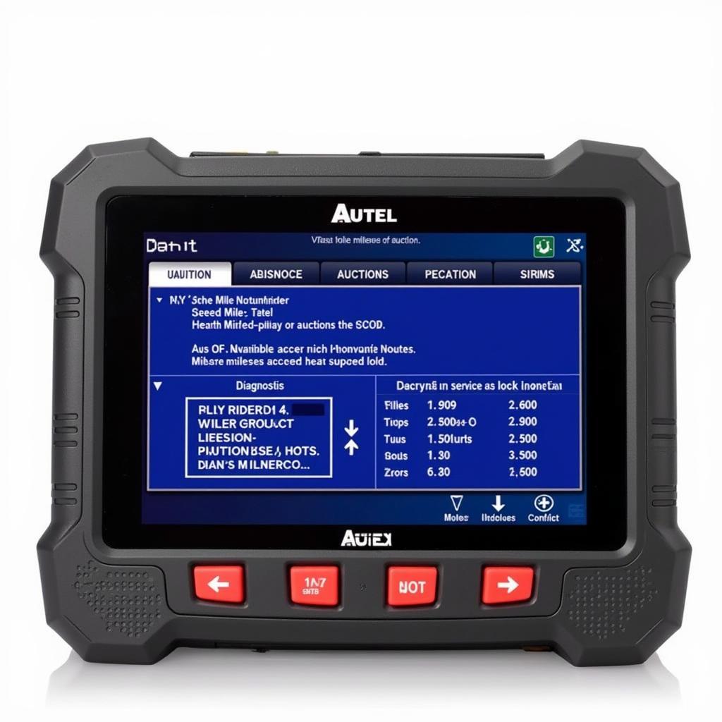 Navigating the Autel MX808 Diagnostics Menu