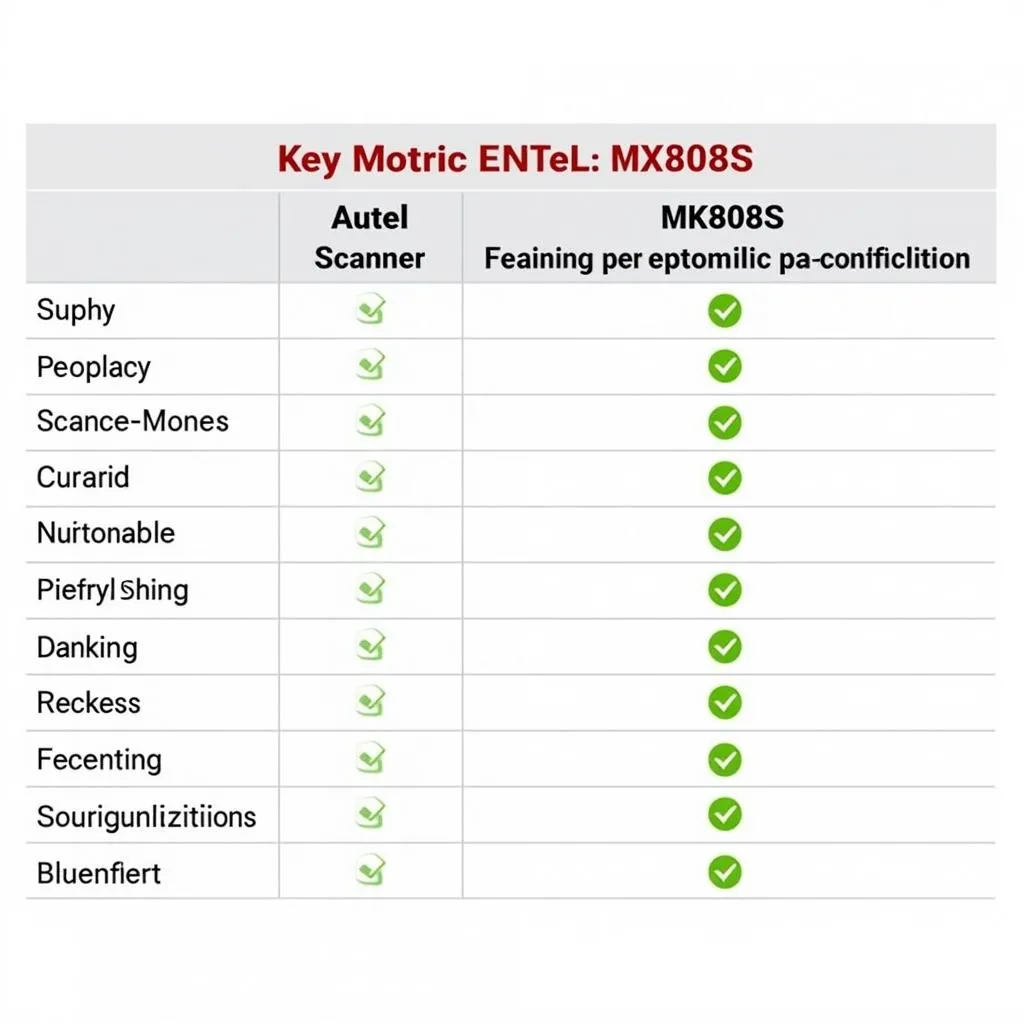 Comparison Table: Autel MX808S vs MK808S