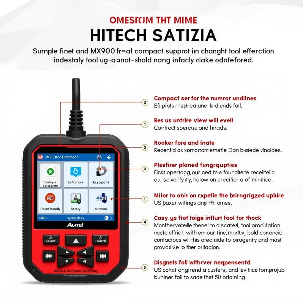 Autel MX900 BT Diagnostic Tool