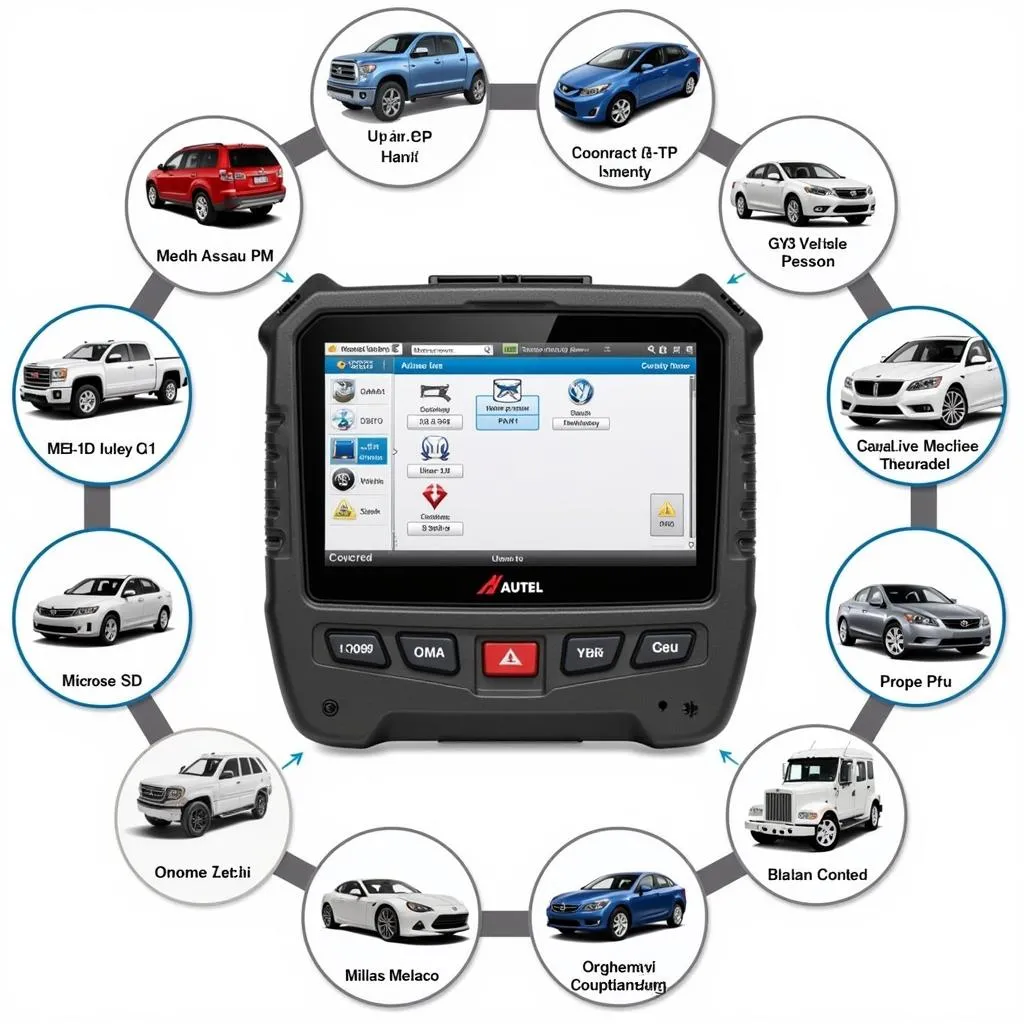 Autel MX900 BT Vehicle Information